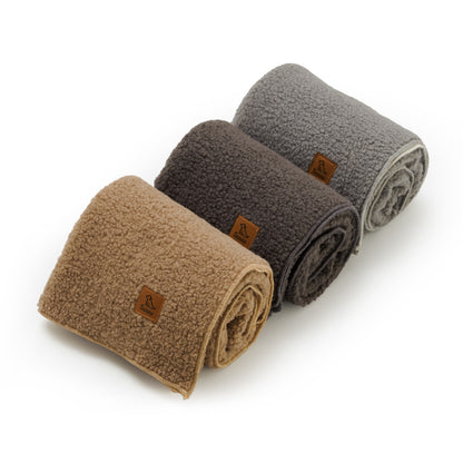 Suuu リバーシブル ボア ブランケット